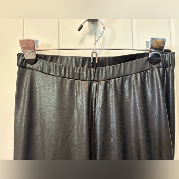 Material Girl Black Faux Leather Pants. Size XL. Elastic waist. - Picture 4 of 6